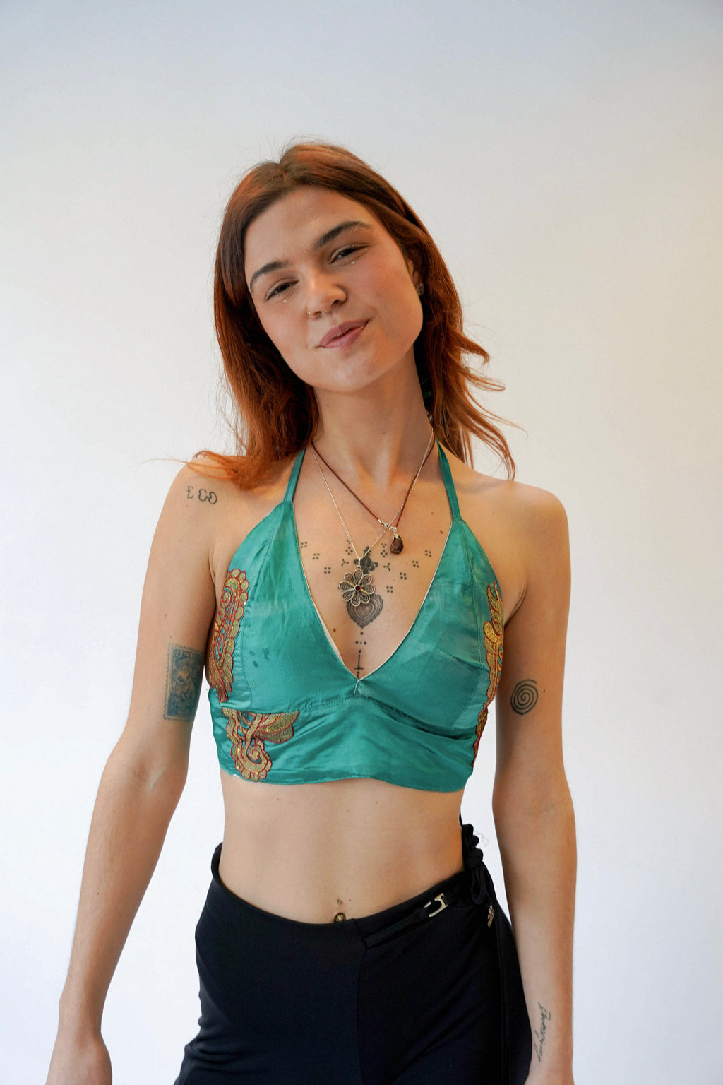 Mystic Emerald Bralette Tie