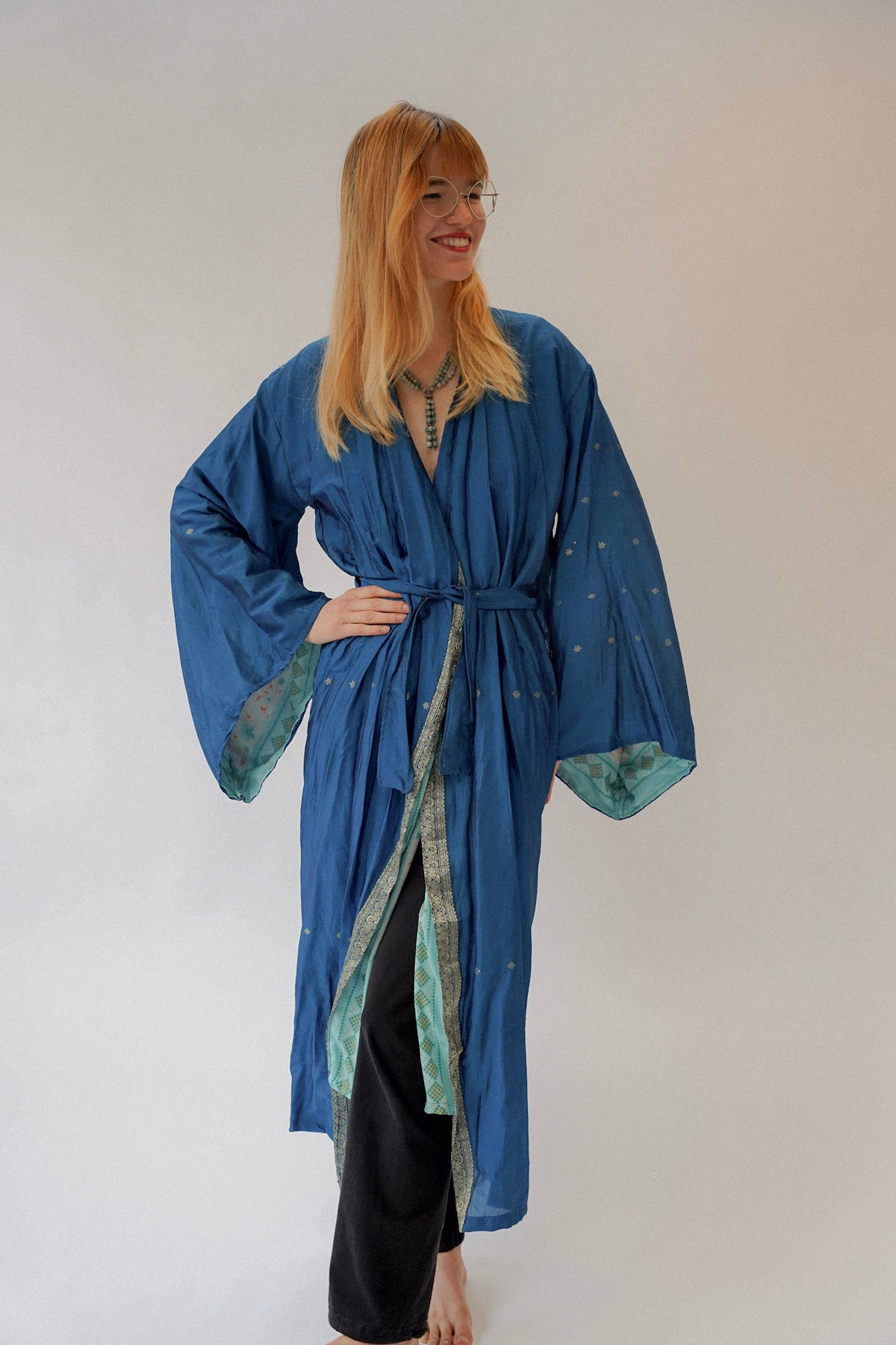 Blue Tides Kimono